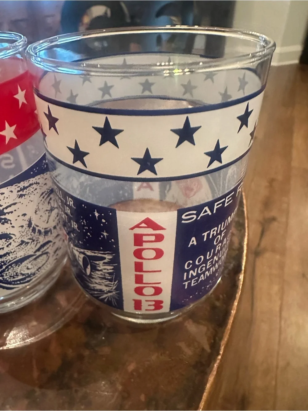 Set of 3 NASA Apollo Glasses
